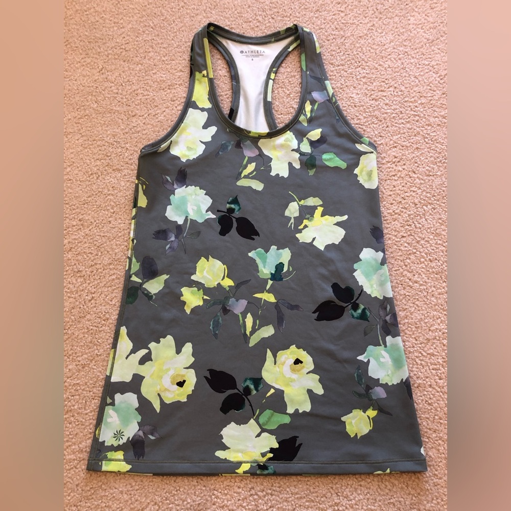 Athleta Floral Tank, Size Small